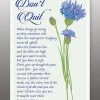 Giftworks Don’t Quit Glass Plaque GENERAL GIFTS