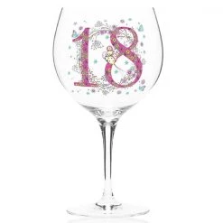 Joe Davies GENERAL GIFTS Doodleicious Wine Glass 18th