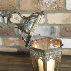 Dutch Brothers Gold Shabby Chic Lantern GENERAL GIFTS