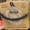 Royal County BLACK ONYX FOR GRIEF GEMSTONE BRACELET