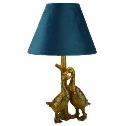 WJSampson Gold Duck Table Lamp 48cm GENERAL GIFTS