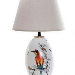 ITEM GENERAL GIFTS Pajoro’s Table Lamps With Cream Shade