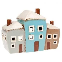 Giftworks Village Pottery House Tea Light Holder NOVELTY