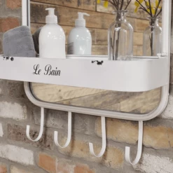 Giftworks Bathroom Mirrors With Shelf