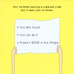 You've Been Having A Rubbish Time But I Want You To Know: Wine In The Fridge – Rosie Made A Thing GENERAL GIFTS