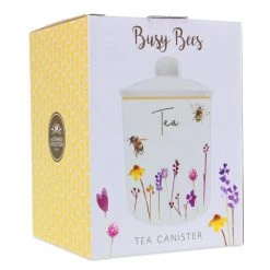 Giftworks GIFTS FOR HER Busy Bees Fine China Tea Canister.