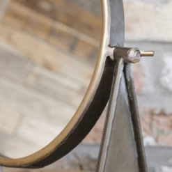 Giftworks Gold Cheval Swivel Table Mirror MIRRORS