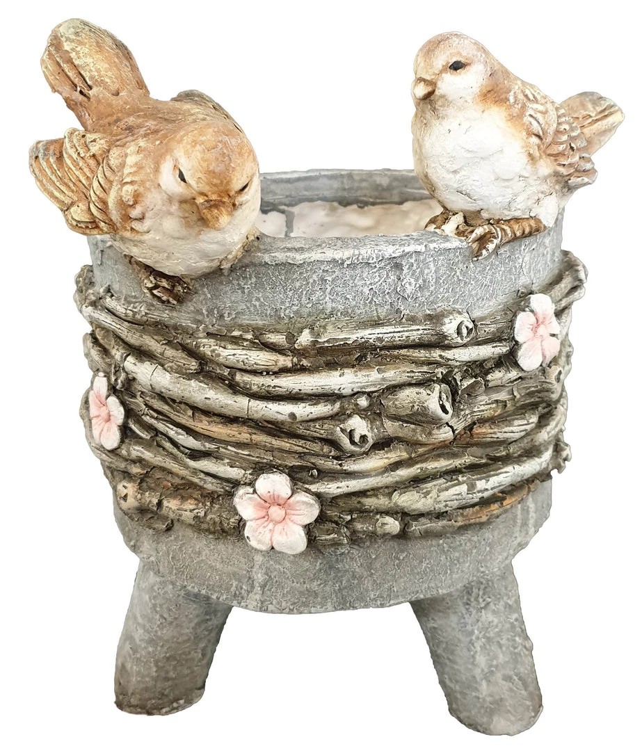 WGP Birds And Flower Outdoor Garden Planters 3 WGP Birds And Flower Outdoor Garden Planters
