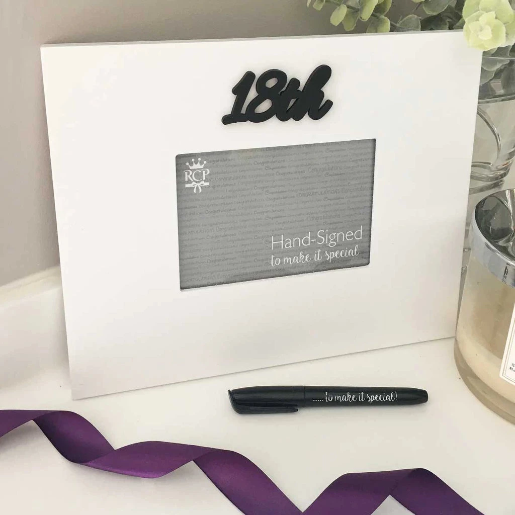 Giftworks Birthday 3D Text Signature Photo Frame GENERAL GIFTS 3 Giftworks Birthday 3D Text Signature Photo Frame GENERAL GIFTS