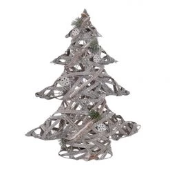 Itemint Table Top Rattan Tree With Lights