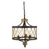 Giftworks GENERAL GIFTS Elvar 3 Light Drum Ceiling Lights Pendant