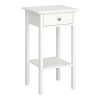 Steens 1 Drawer Nightstand – Off White GENERAL GIFTS