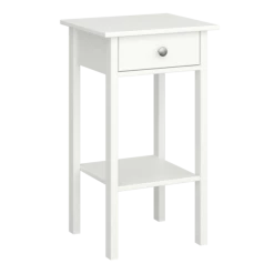 Steens 1 Drawer Nightstand – Off White GENERAL GIFTS