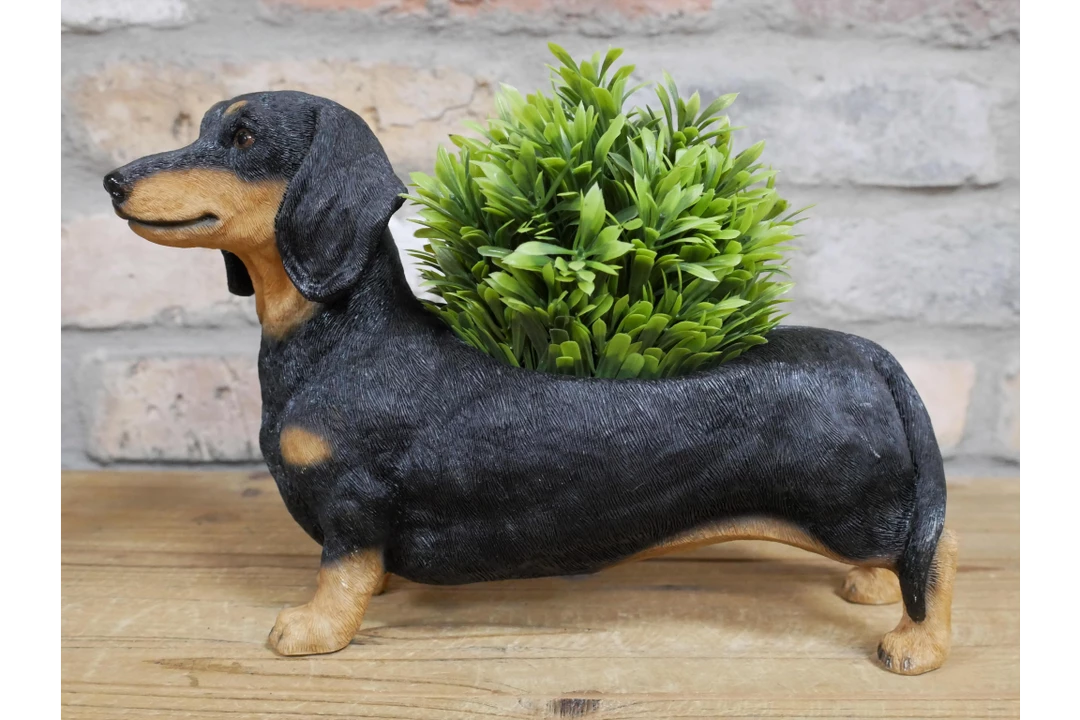 Dutch Brothers GENERAL GIFTS Dachshund Planter 8 Dutch Brothers GENERAL GIFTS Dachshund Planter