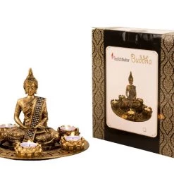 Giftworks Thai Buddha 5 Tea-Light Holder GENERAL GIFTS