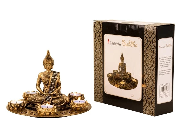 Giftworks Thai Buddha 5 Tea-Light Holder GENERAL GIFTS 3 Giftworks Thai Buddha 5 Tea-Light Holder GENERAL GIFTS