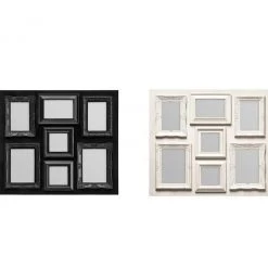 Premier Housewares Cream Contemporary 7 Photo Collage Frames