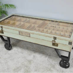 Giftworks INDUSTRIAL FURNITURE VINTAGE COFFEE TABLE