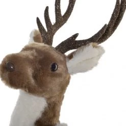 Itemint FIGURE POLYESTER POREXPAN 39X11X53cm REINDEER BROWN