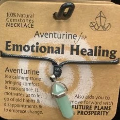 Royal County AVENTURINE FOR EMOTIONAL HEALING GEMSTONE NECKLACE GENERAL GIFTS