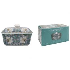 Lesser And Pavey GENERAL GIFTS William Morris Pimpernel Butter Dish