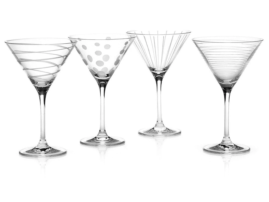 KitchenCraft GENERAL GIFTS Mikasa Cheers Set Of 4 Martini Glasses 3 KitchenCraft GENERAL GIFTS Mikasa Cheers Set Of 4 Martini Glasses