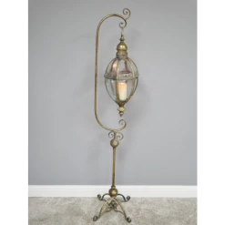 Dutch Brothers Gold Floor Lantern