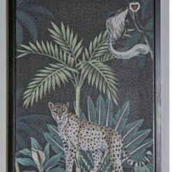 Giftworks GENERAL GIFTS Cat, Monkey Black Framed Canvas Prints