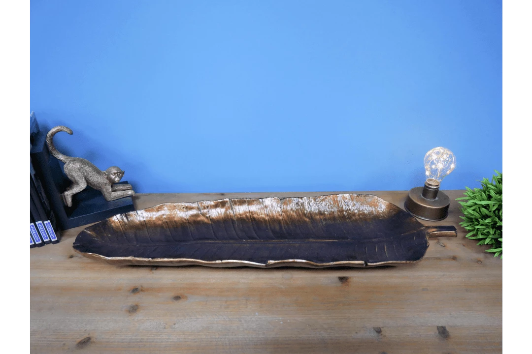 Dutch Brothers Decorative Leaf Dish -Gold 3 Dutch Brothers Decorative Leaf Dish -Gold