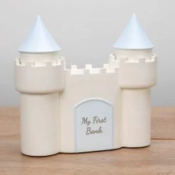Giftworks CASTLE MONEY BOX ‘MY FIRST BANK’