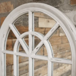 Dutch Brothers Vintage White Arched Mirror GENERAL GIFTS