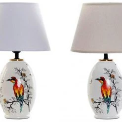 ITEM GENERAL GIFTS Pajoro’s Table Lamps With Cream Shade
