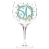 Joe Davies GENERAL GIFTS Doodleicious Wine Glass 50th