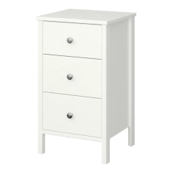 Steens GENERAL GIFTS 3 Drawer Bedside – Off White