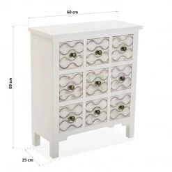 Versa SAFIRA 9 DRAWER CHEST