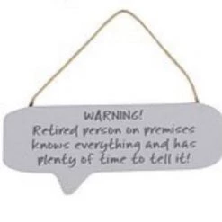 Richard Lang GENERAL GIFTS Speech Bubble Retirement Plaque