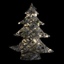 Itemint Table Top Rattan Tree With Lights