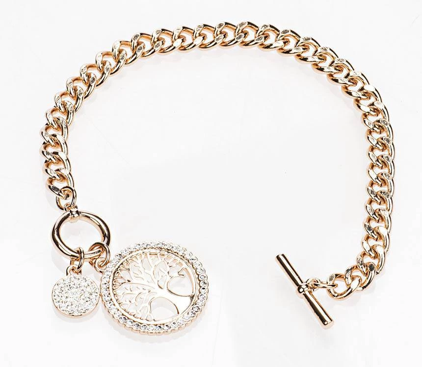 Giftworks GENERAL GIFTS Newgrange Living Rose Gold Tree Of Life Toggle Bracelet 4 Giftworks GENERAL GIFTS Newgrange Living Rose Gold Tree Of Life Toggle Bracelet