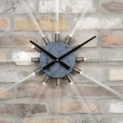 Giftworks Metal Industrial Skeleton LED Wall Clock HOME DÉCOR 8 Giftworks Metal Industrial Skeleton LED Wall Clock HOME DÉCOR