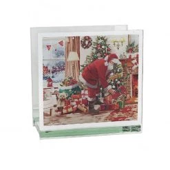Giftworks Santa Tea Light Holder CHRISTMAS SHOP