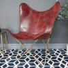 Giftworks GENERAL GIFTS RED BUTTERFLY ARMCHAIR