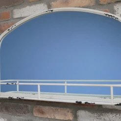 Giftworks Cream Mirror With Shelf GENERAL GIFTS