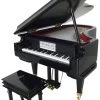 Faire GENERAL GIFTS Black Grand Piano Miniature With Case
