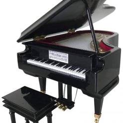 Faire GENERAL GIFTS Black Grand Piano Miniature With Case