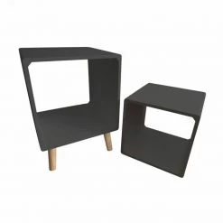 Zons Grey Nest Of Tables (Pre Order For Early September)