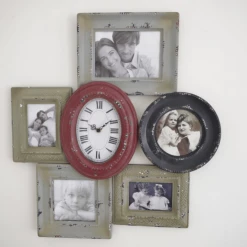 Giftworks Clock Photo Picture Frame
