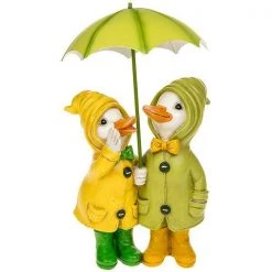 Giftworks Puddle Duck Couple With Brolly