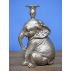 Dutch Brothers GENERAL GIFTS Elephant Candle Holder Sitting