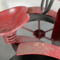 Dutch Brothers GENERAL GIFTS Red Vintage Tractor Clock