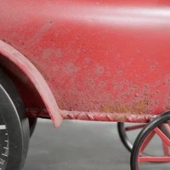 Dutch Brothers GENERAL GIFTS Red Vintage Tractor Clock